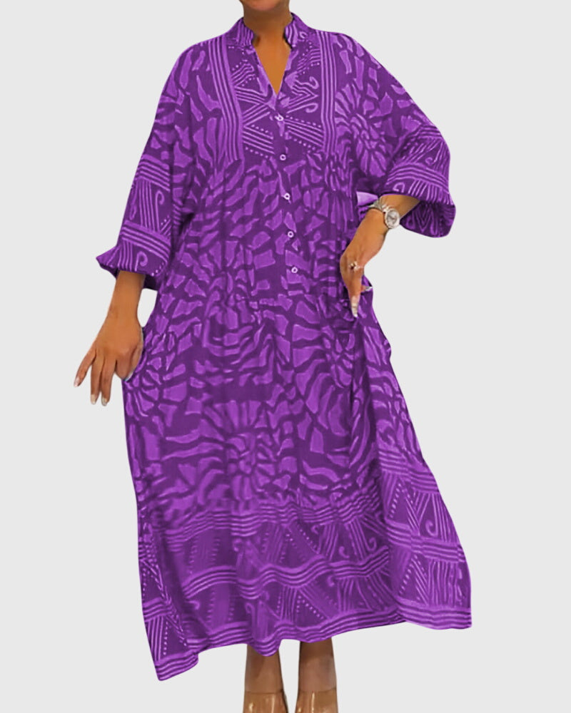 Mckinley | Robe Maxi Avec Imprimé Élégant