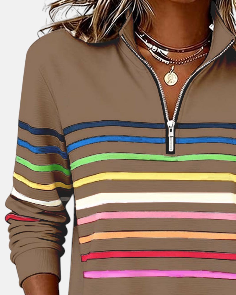 Andrea – Pull à rayures pour femme