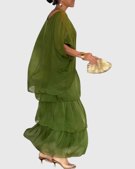 Patricia | Robe Élégante Longue et Fluide