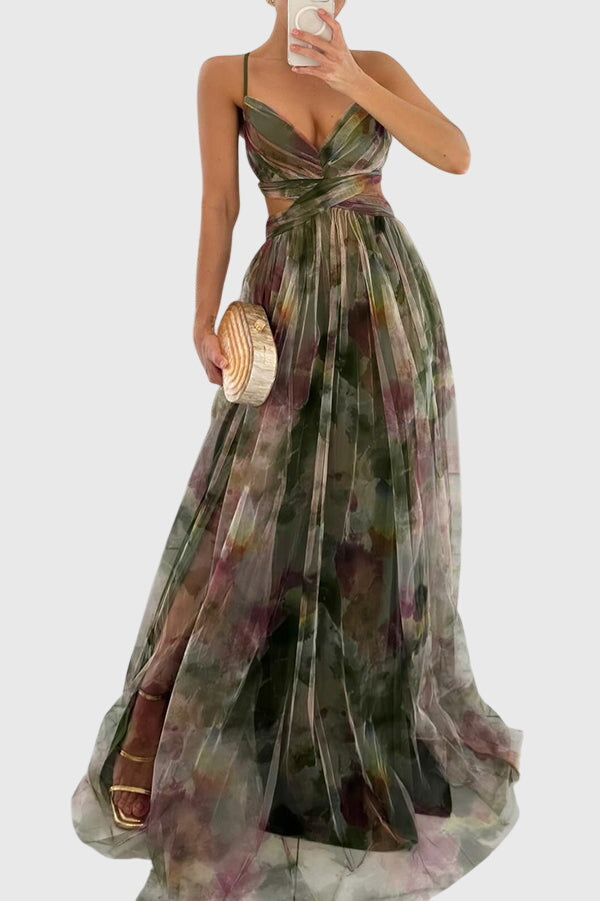 Caroline | Robe Maxi Fleurie