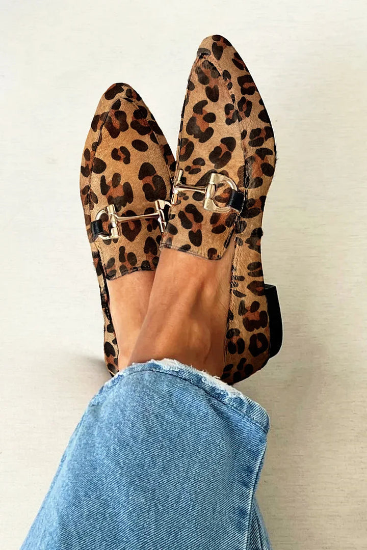 Gia - Mocassins Élégants Léopard