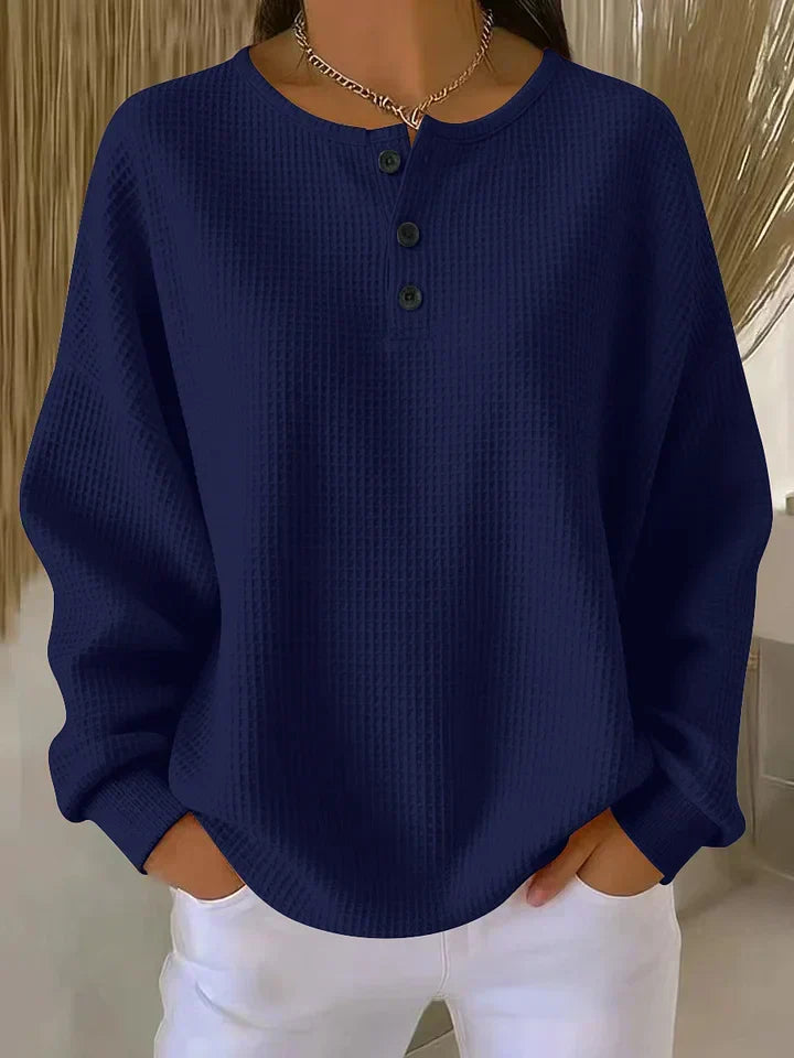 Michèle – Pull femme élégant avec boutons