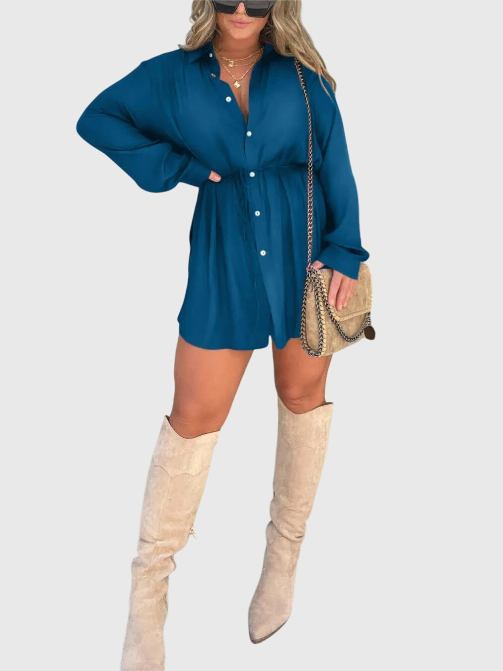 Sylvie | Robe Salopette Élégante