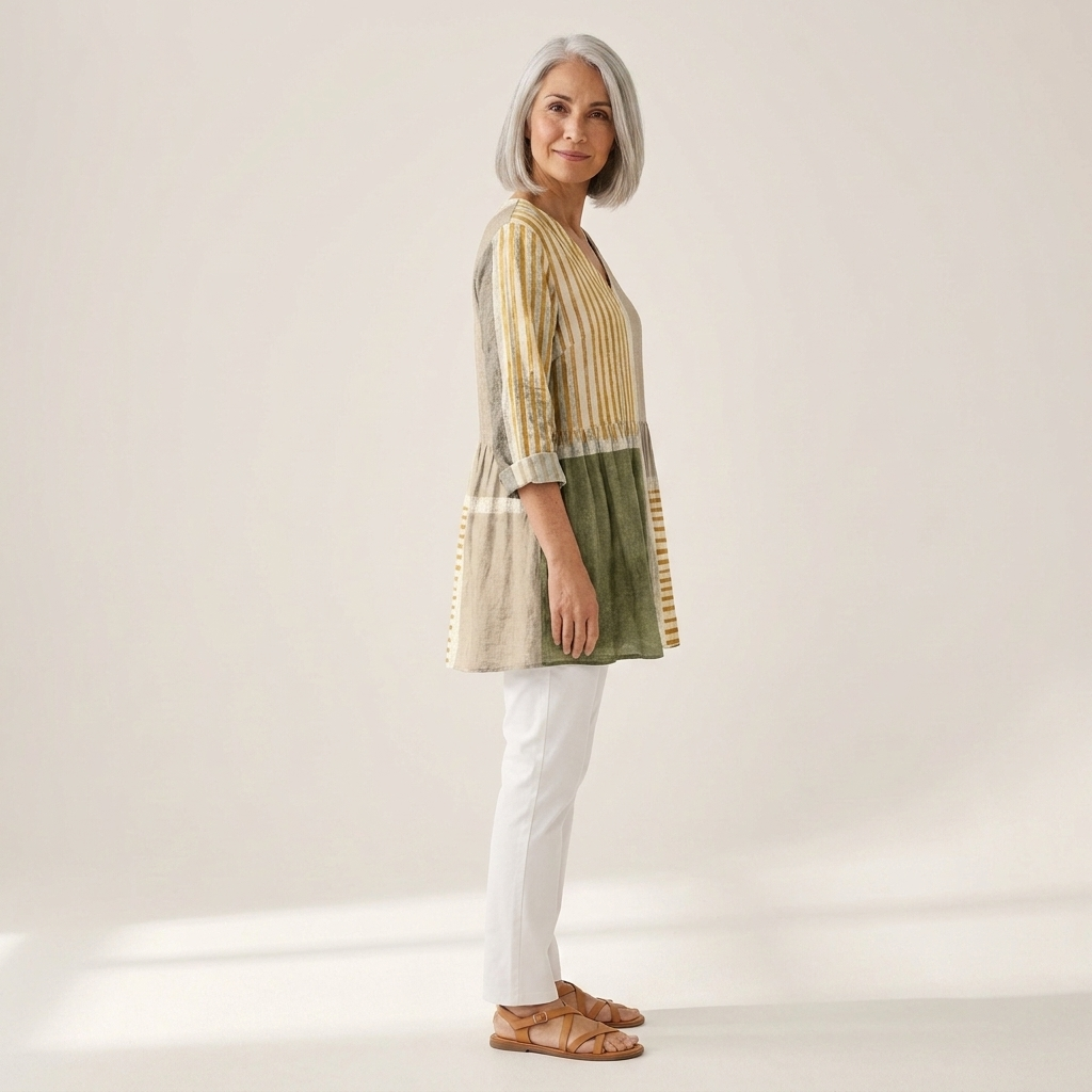Maëve - Blouse longue imprimée