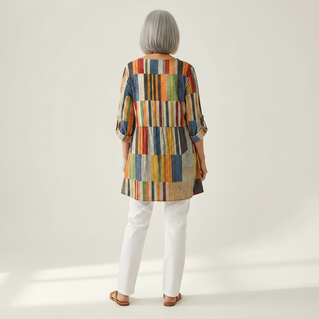 Juliette - Blouse longue imprimée