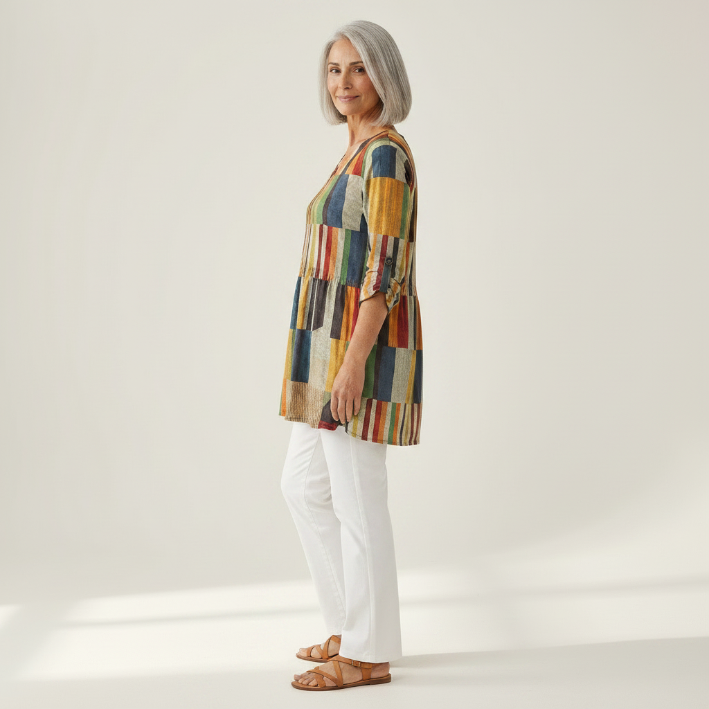 Juliette - Blouse longue imprimée
