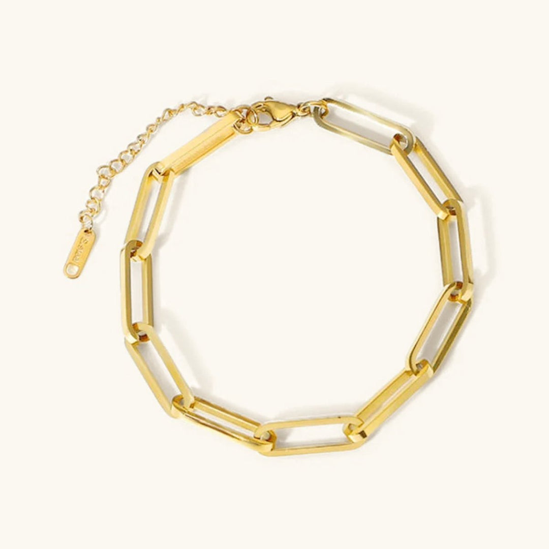 Anna – Bracelet en or au design superposé