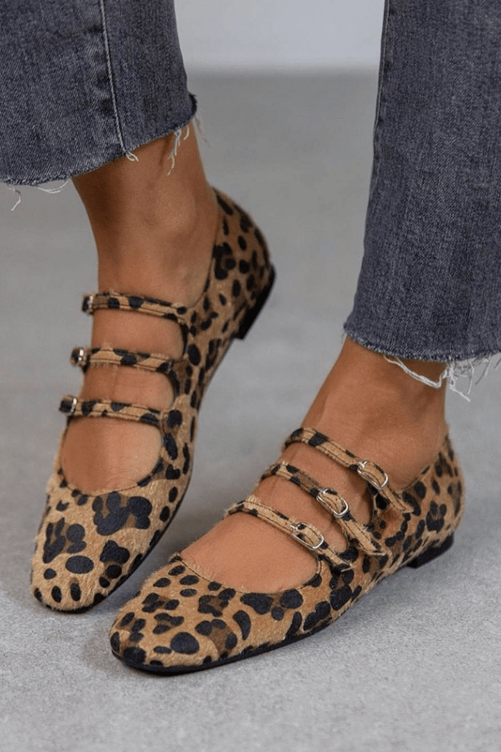 Angelie - Chaussures Imprimé Léopard