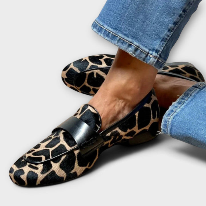 Léonie™ | Mocassin Léopard
