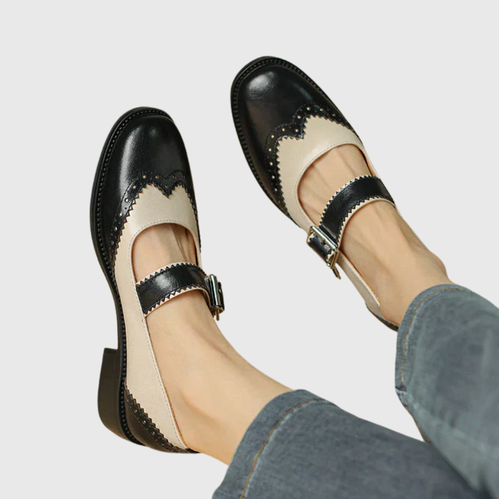 Nadine | Mary Janes en cuir