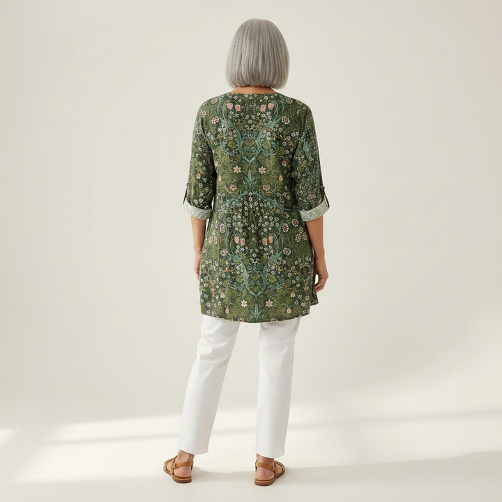 Sophie - Blouse longue imprimée