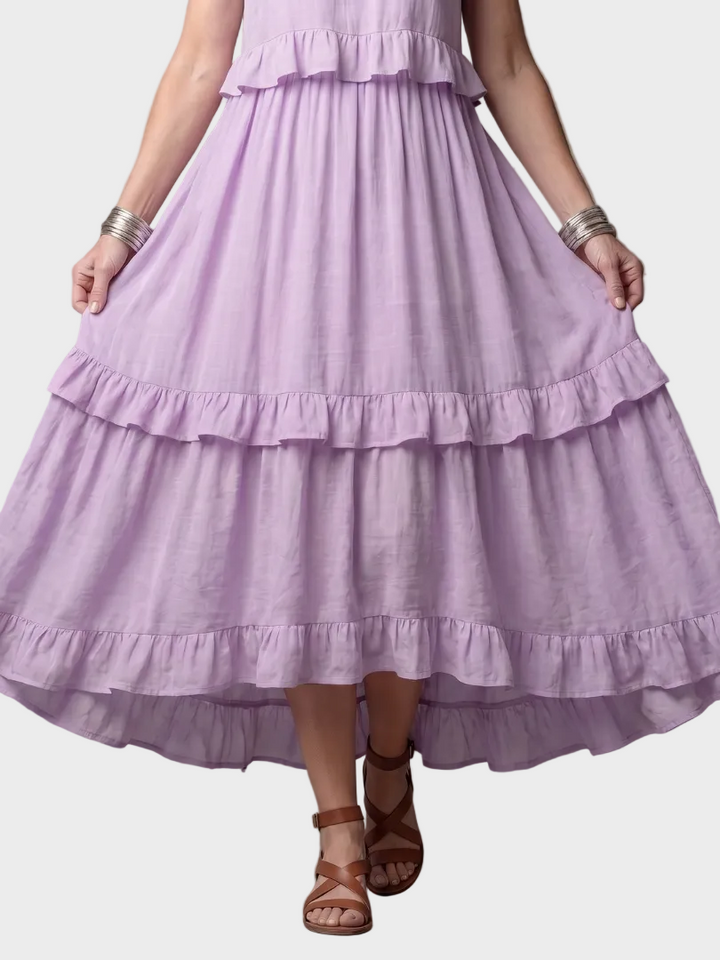 Katia - Robe Maxi avec Halter et Volants