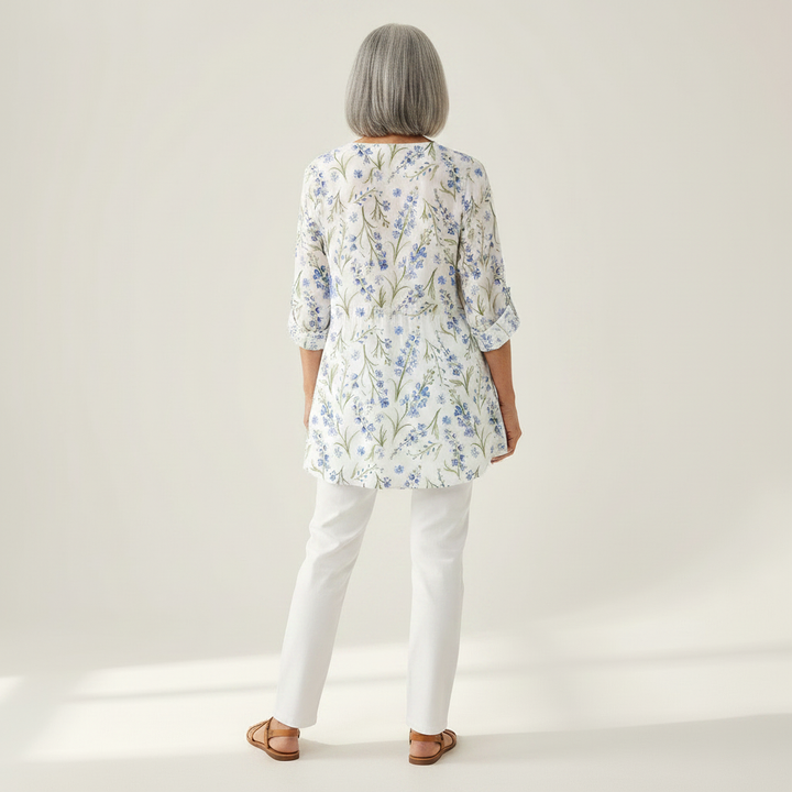 Nadia - Blouse longue imprimée