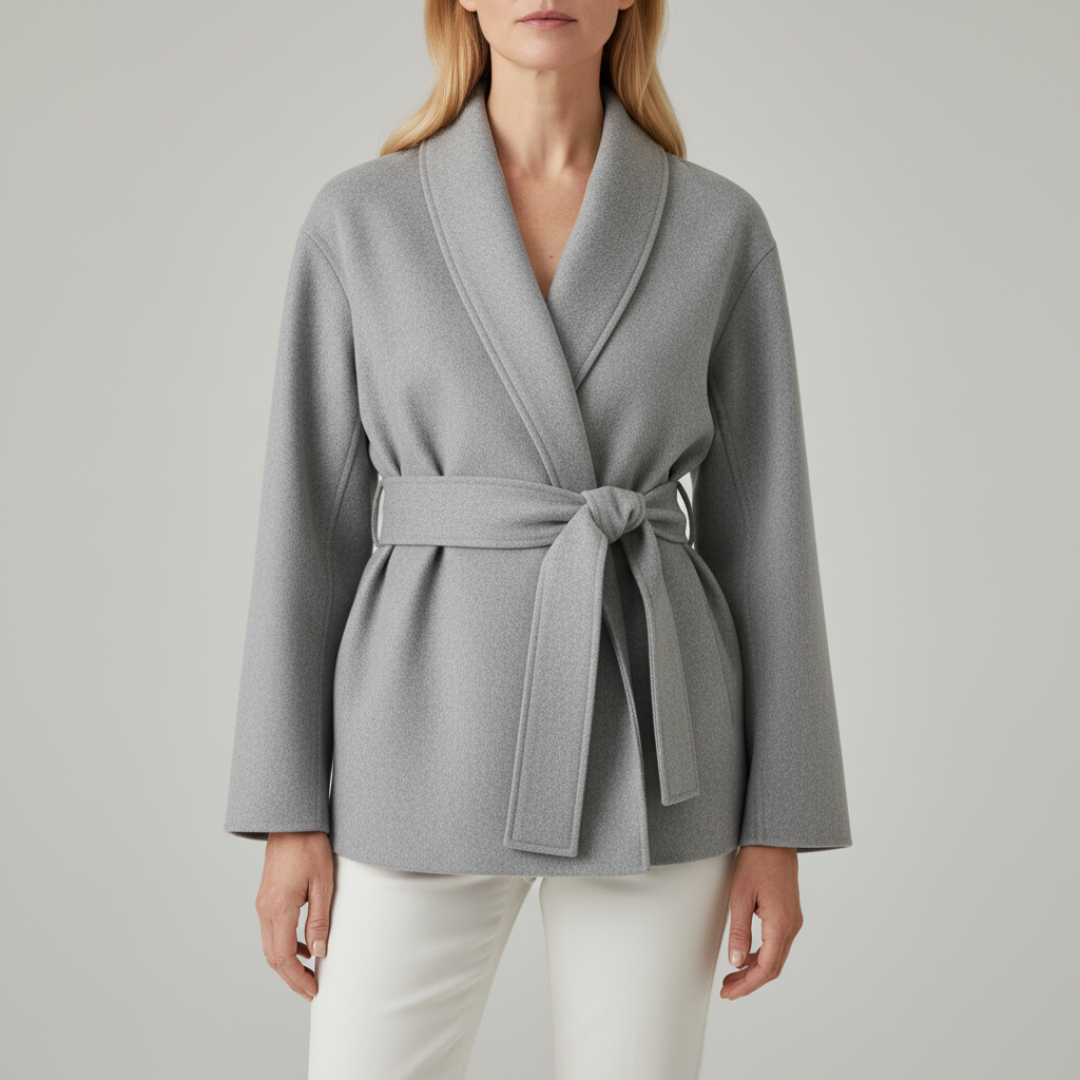 Blaire | Veste enroulée ceinturée