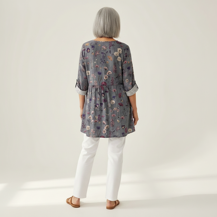 Amélie - Blouse longue imprimée