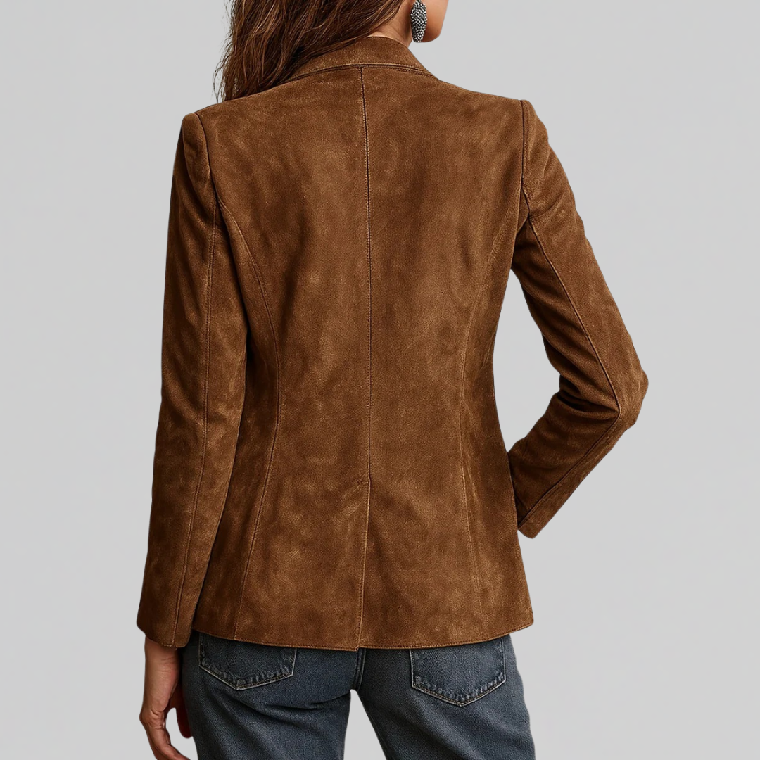 Brenda | Blazer en Suède Douce
