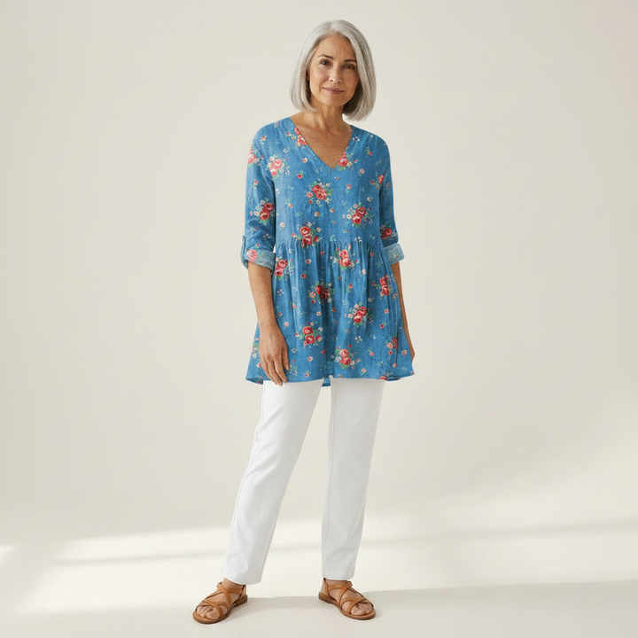Romane - Blouse longue imprimée