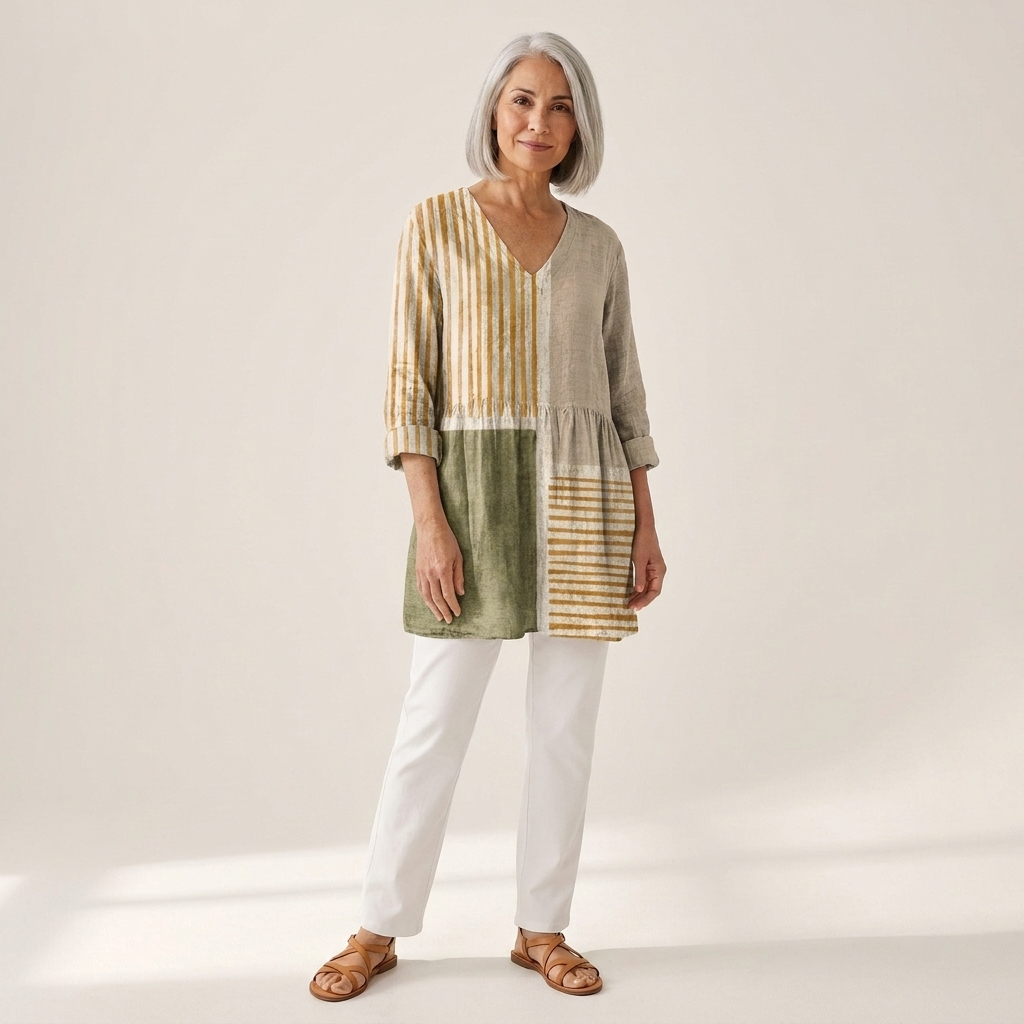 Maëve - Blouse longue imprimée
