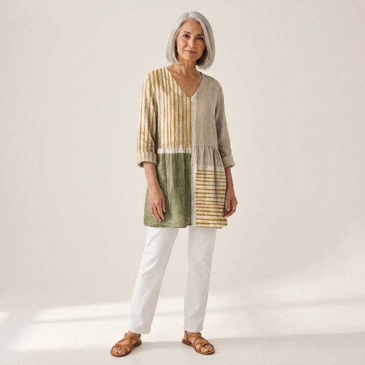 Maëve - Blouse longue imprimée