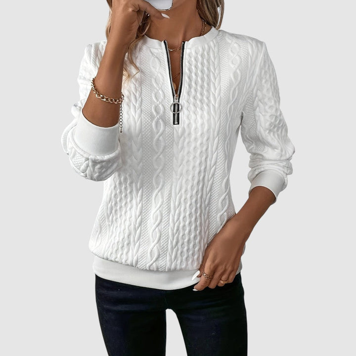 Rosalie - Pull tressé élégant
