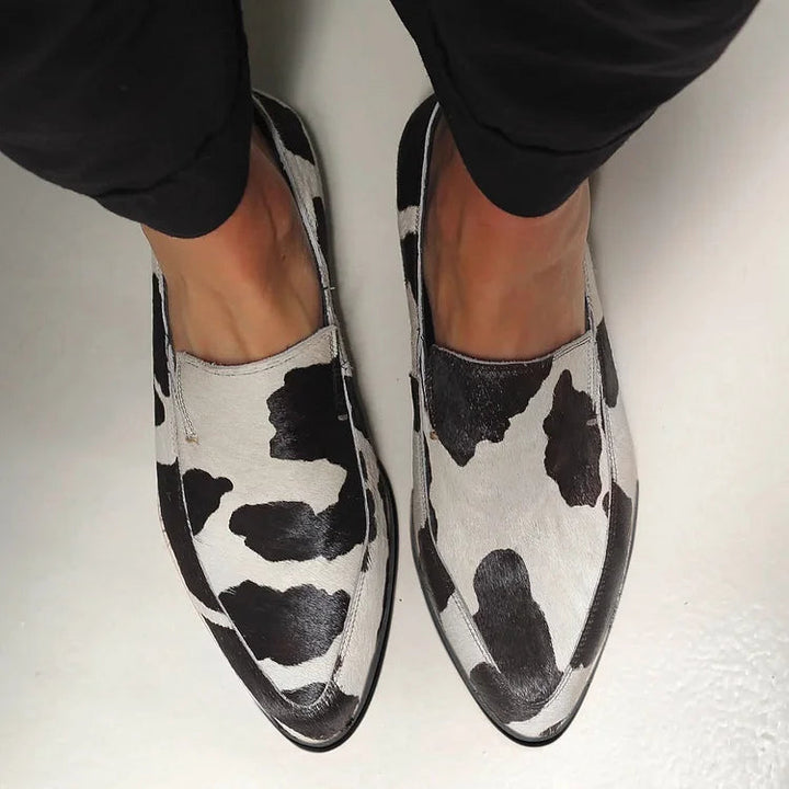 Becca - Chaussures à Imprimé Vache