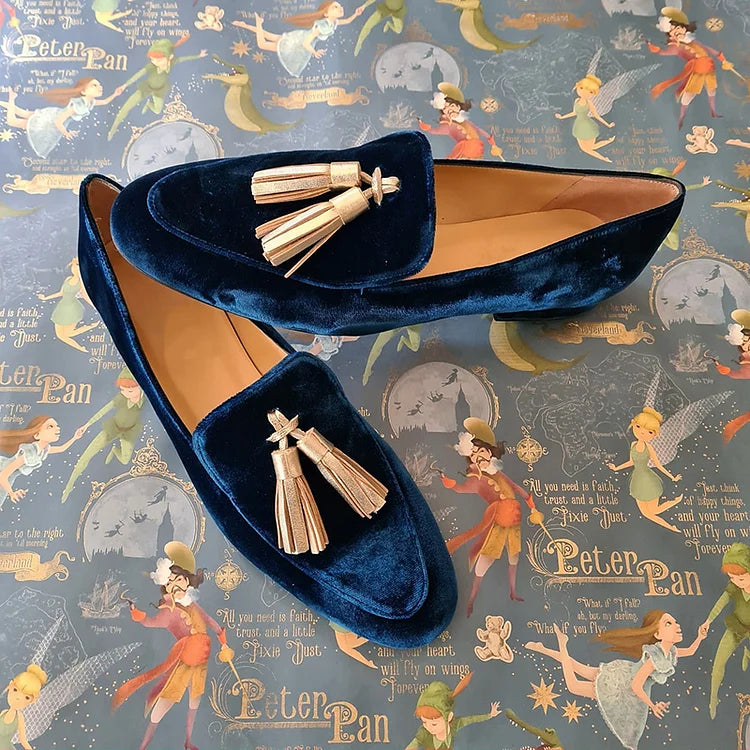 Celestia - Mocassins Élégants à Franges