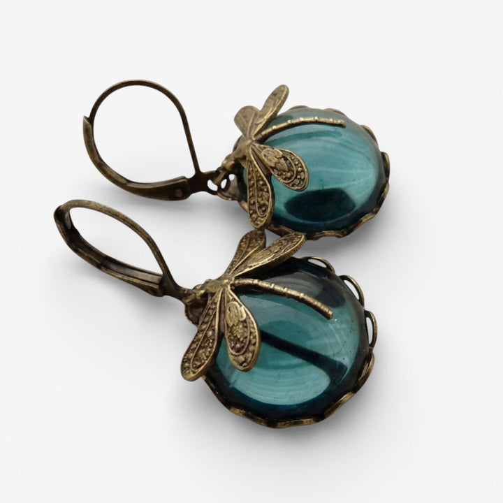 Boucles d'oreilles Libellule Antika Guld