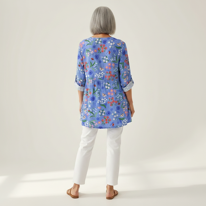 Amélie - Blouse longue imprimée