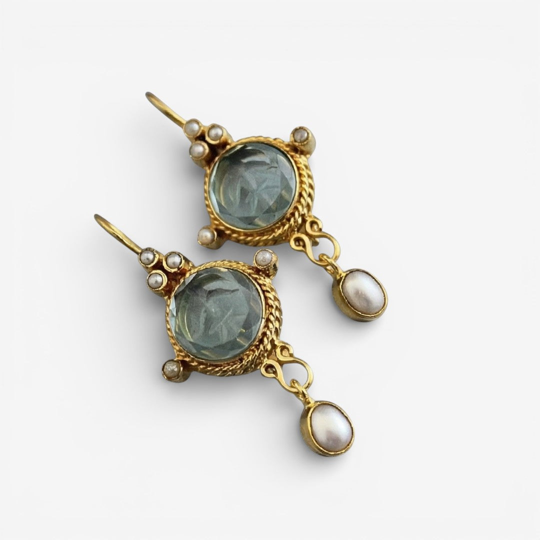 Boucles d'oreilles vintage Merena