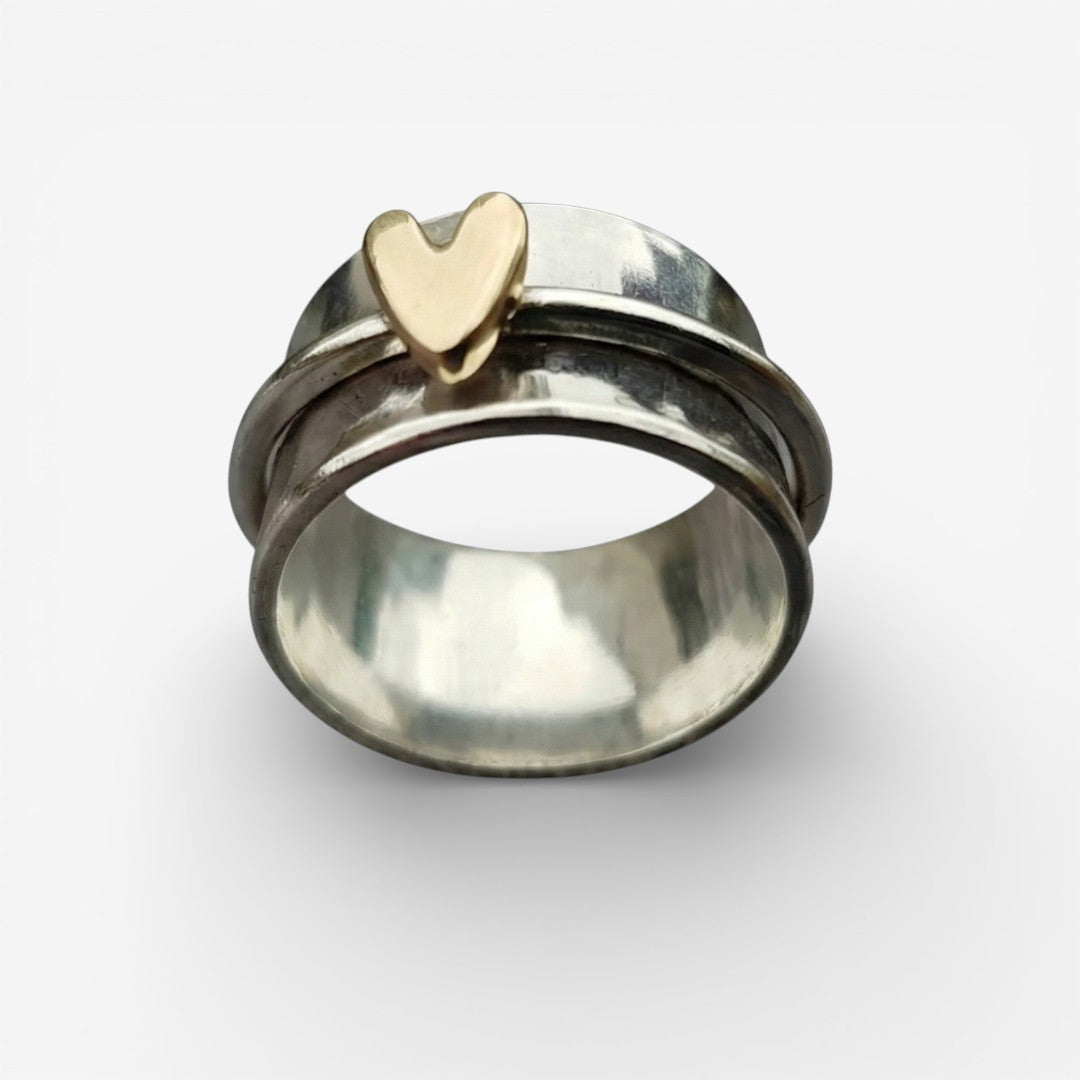 Melly - Bague en argent Amor
