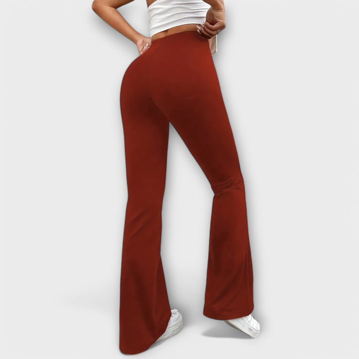 Camille | Pantalon Détendu avec Jambes Évasées