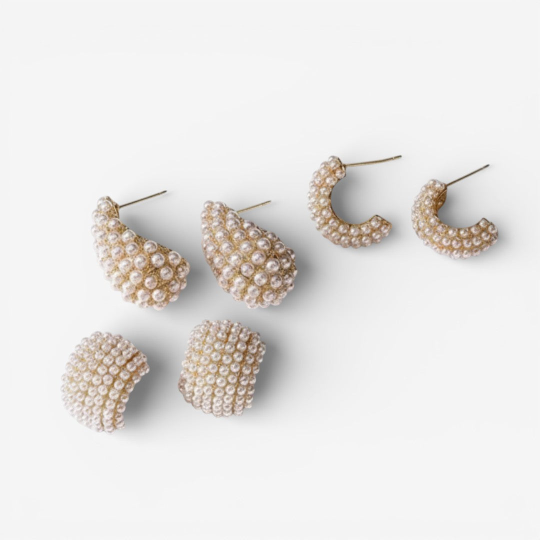Boucles d'oreilles en perles classiques