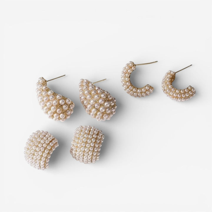 Boucles d'oreilles en perles classiques