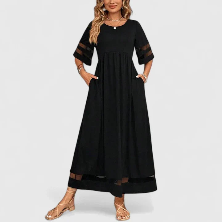 Delymarina | Robe Midi Élégante