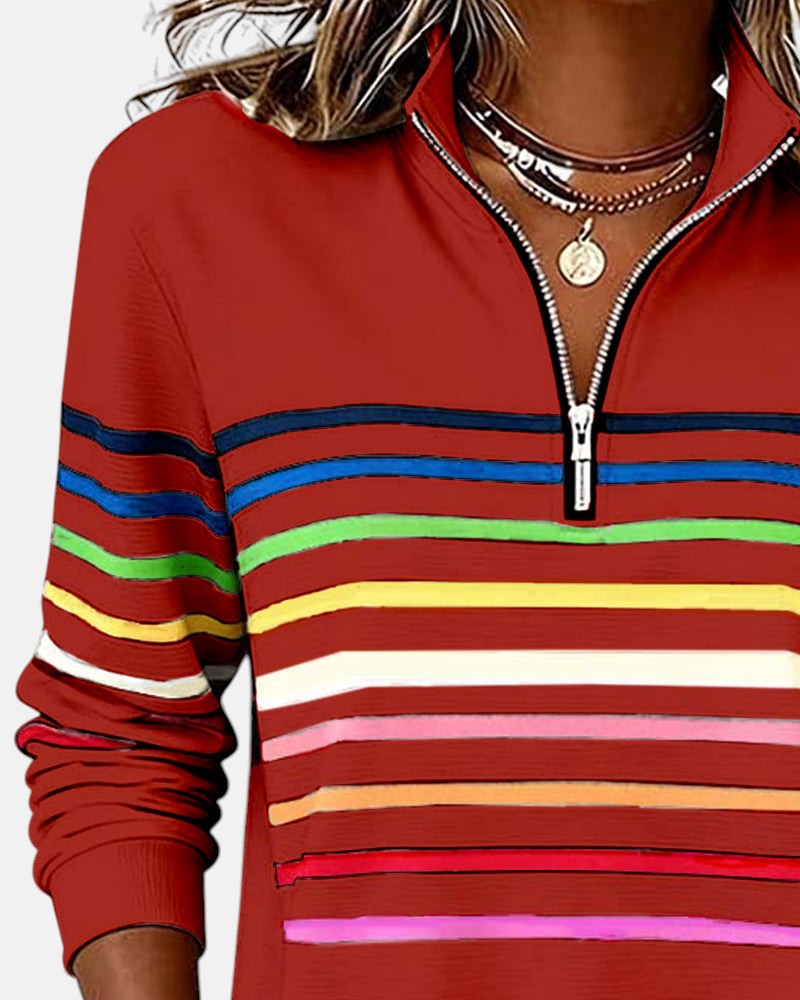Andrea – Pull à rayures pour femme