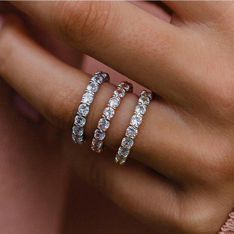 Élise – Bague en diamants à double anneau