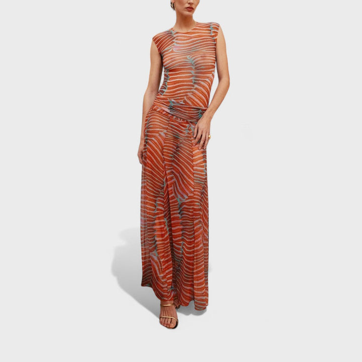 Martina – Robe Élégante avec Body