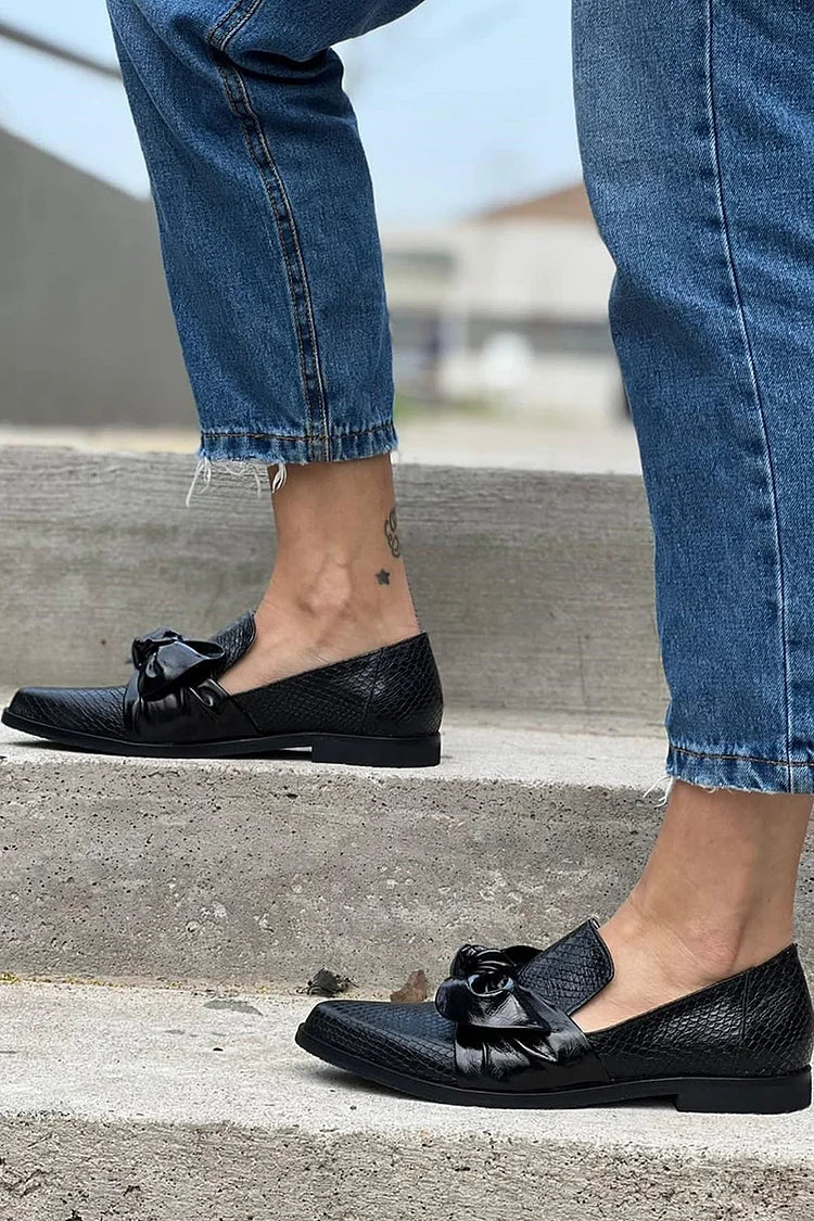 Chelsea - Mocassins élégants avec nœud