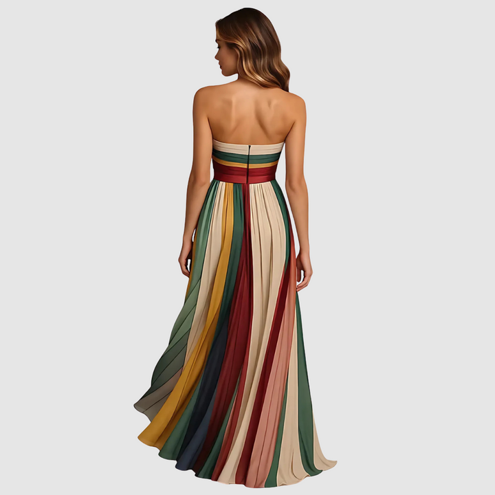 Sára - Robe colorée sans manches