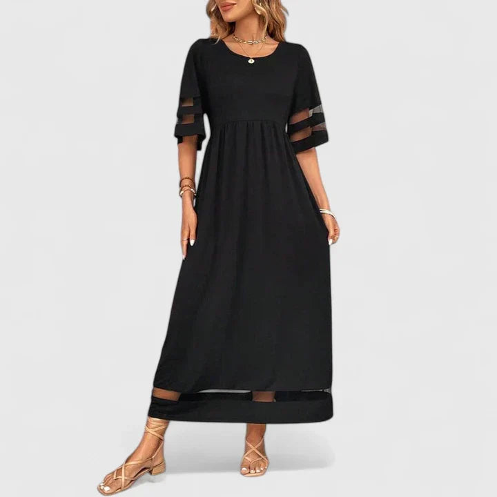 Delymarina | Robe Midi Élégante