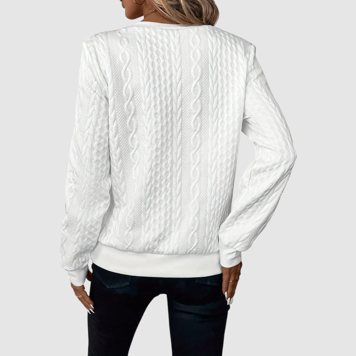 Rosalie - Pull tressé élégant