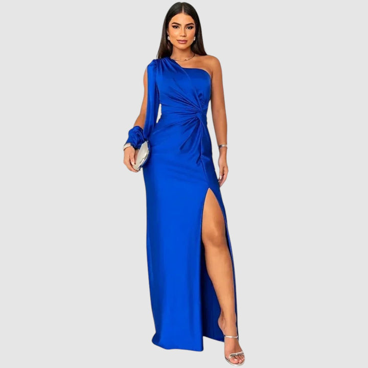 Meda - Robe maxi élégante à une épaule