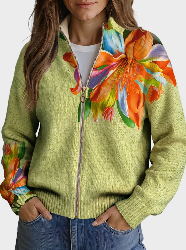 Sidonie - Imprimé floral tropical vivant
