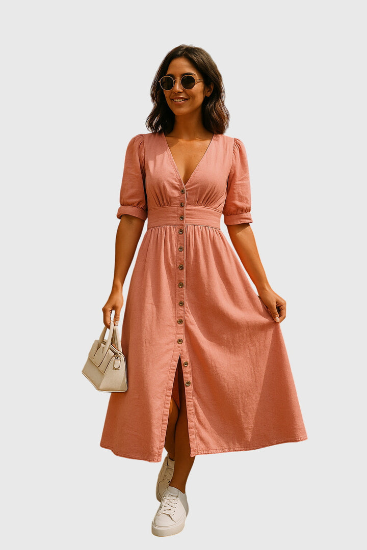 Jacqueline | Robe en Jean Élégante