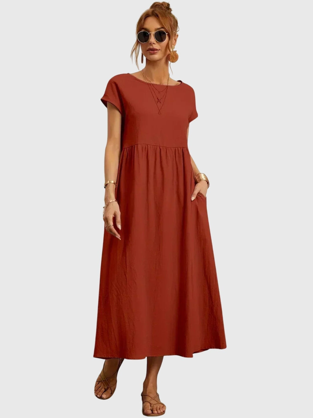 Giselle | Robe Décontractée avec Poches