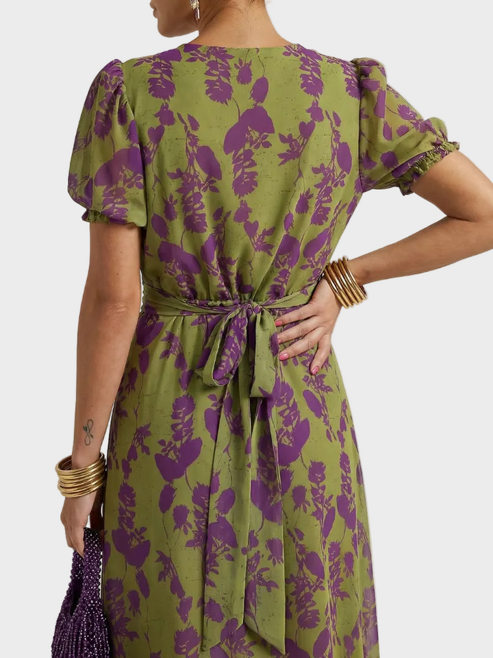 Natalia - Robe Midi Fleurie