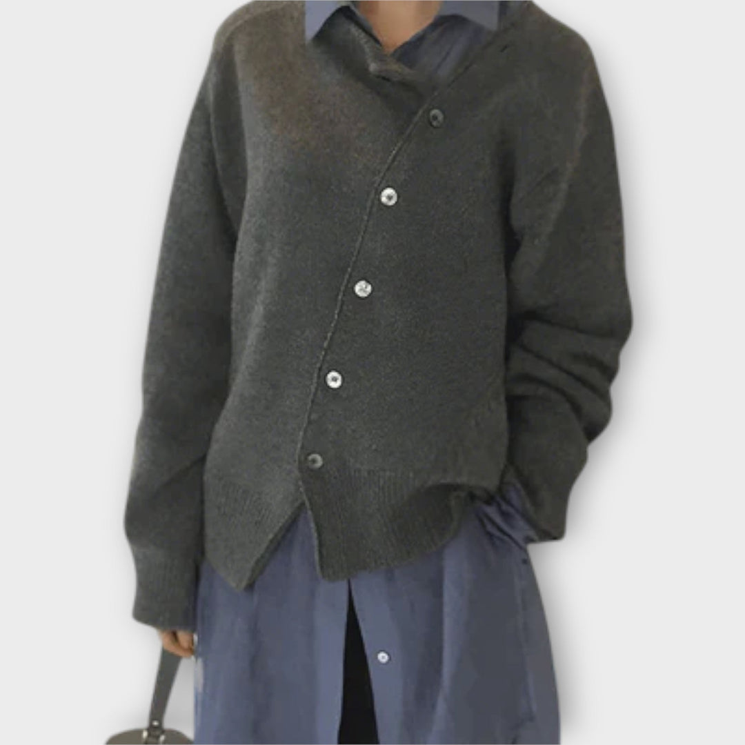 Aurélie - Cardigan décontracté beige