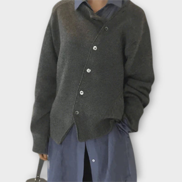 Aurélie - Cardigan décontracté beige
