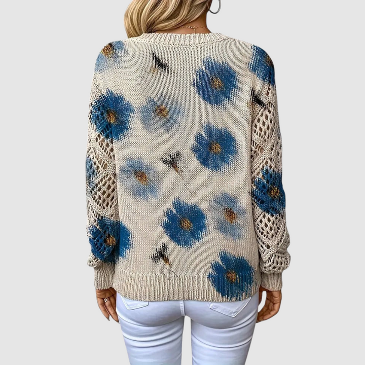 Perrine - Pull élégant avec motif floral