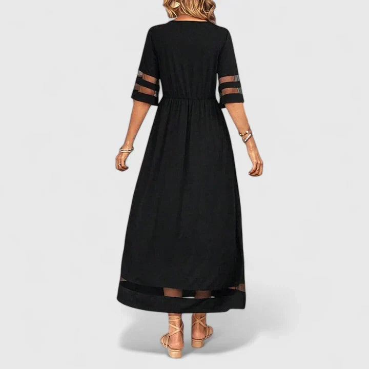 Delymarina | Robe Midi Élégante